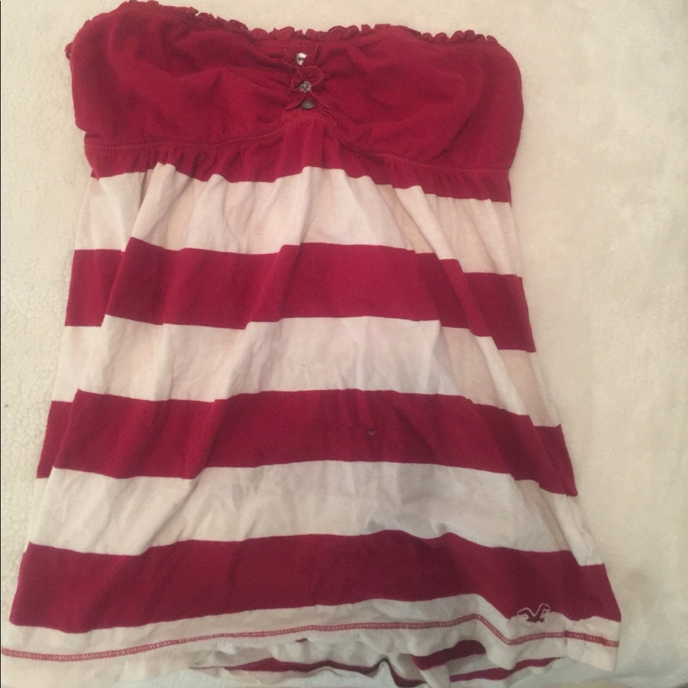 Hollister strapless top